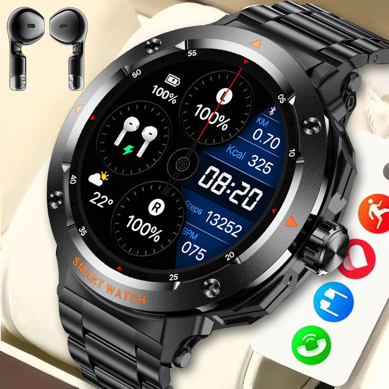 Tws Earbuds Bluetooth 5.3 - LIGE Nuovo Smart Watch 2 in