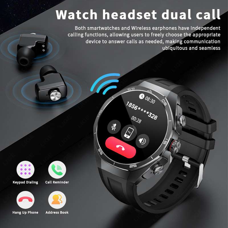 Smartwatch LIGE con Auricolari - Tws Earbuds Bluetooth 5.3 recensione e prezzo