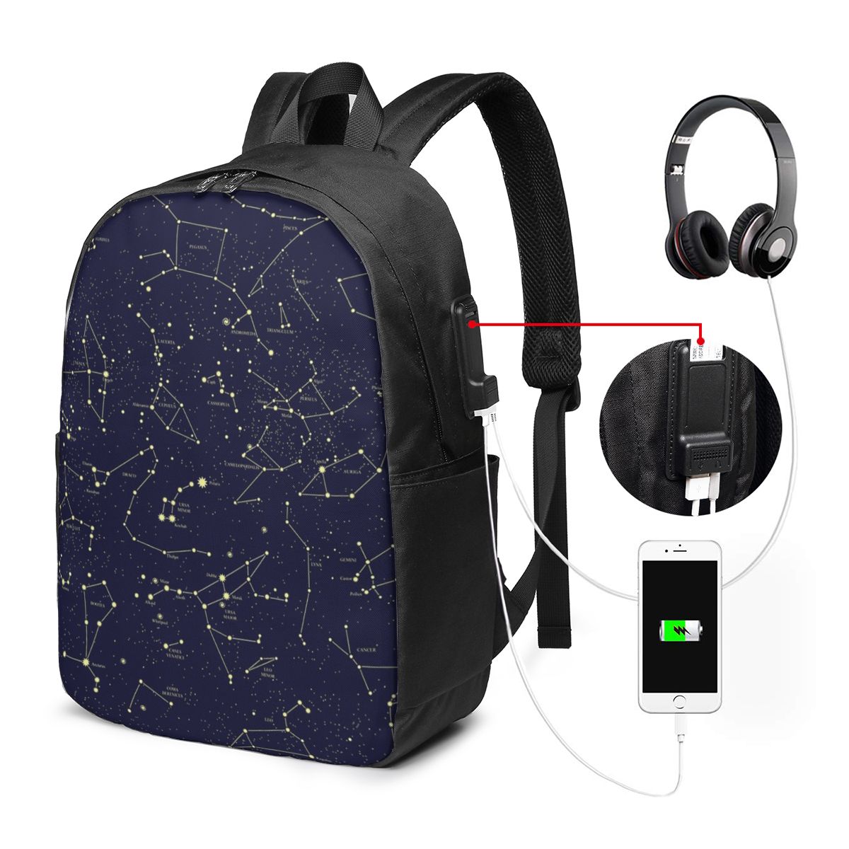 Zaino con stelle celesti dorat - Laptops recensione e prezzo