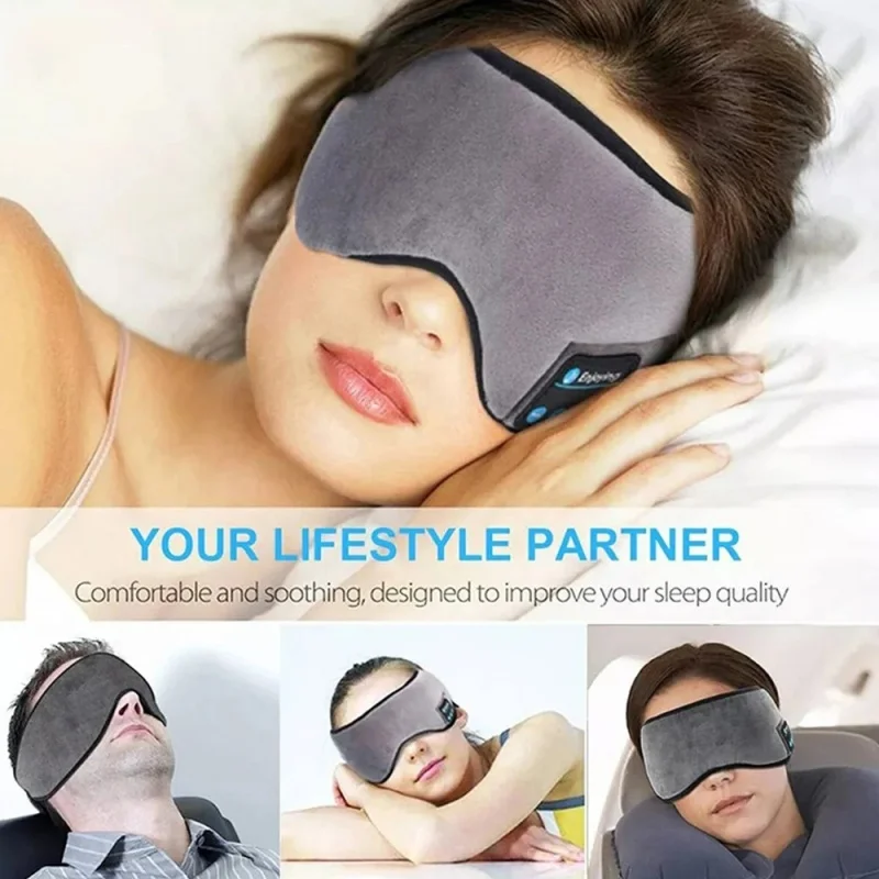 Maschera per Occhi 3D con Cuff - Sleep Mask Headphones Bluetooth recensione e prezzo