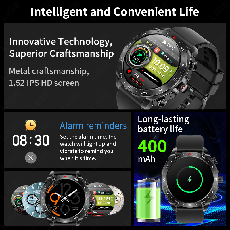 LIGE TWS Smartwatch 2-in-1 con - Sleep Mask Headphones Bluetooth recensione e prezzo