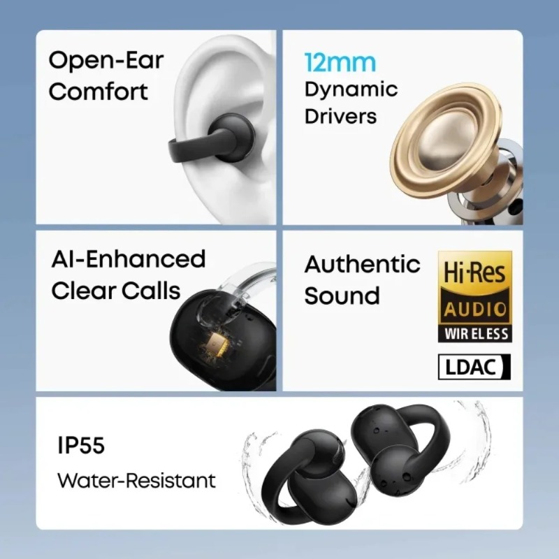 Auricolari Sportivi Wireless B - Open Ear Air Conduction Headphones recensione e prezzo